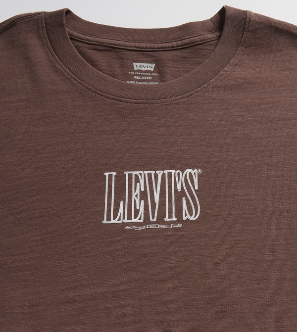 Levi's Levi's - Brown Round Neck T-Shirts
