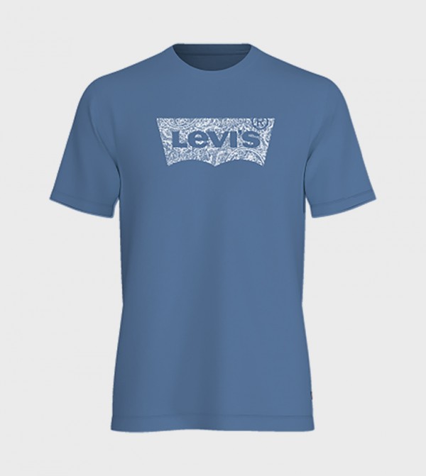 Levi's Levi's - Blue Round Neck T-Shirts