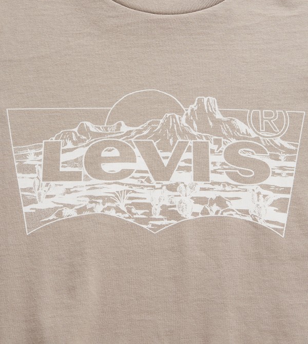 Levi's Levi's - Beige Round Neck T-Shirts