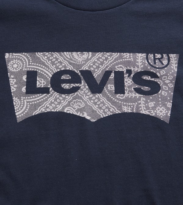 Levi's  T-Shirts - Navy Round Neck T-Shirts