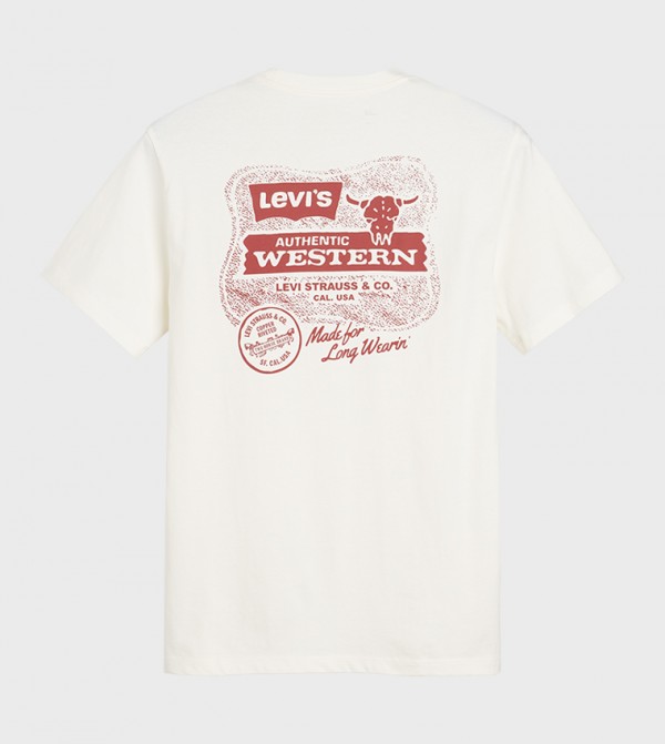 Levi's Levi's - White Round Neck T-Shirts