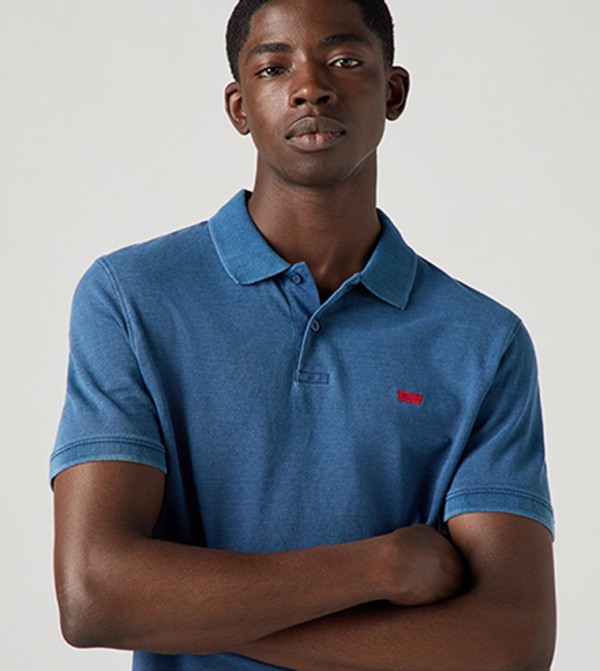 ليفايز  ملابس - أزرق قمصان بولو