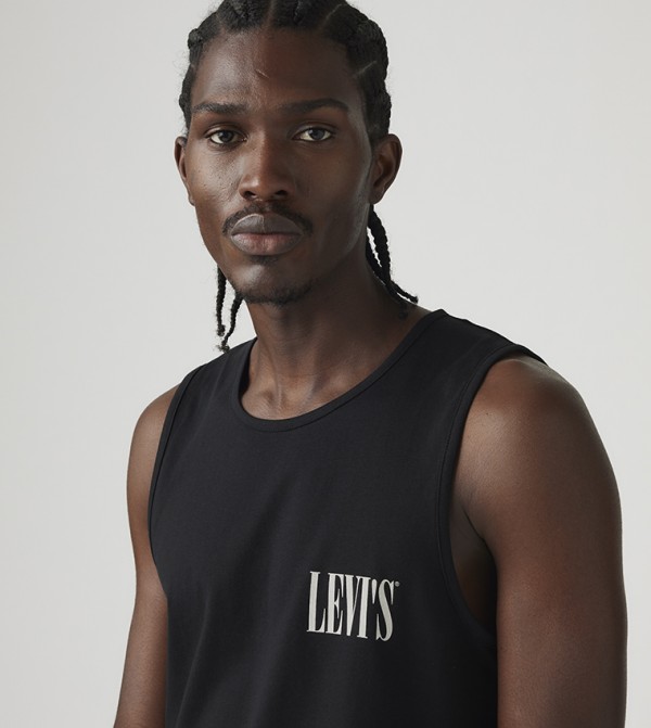 Levi's  Sportswear - Black T-Shirts & Vests