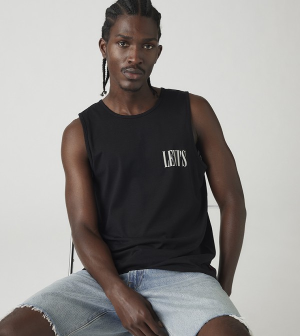 Levi's  Sportswear - Black T-Shirts & Vests