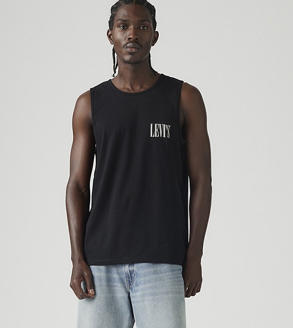 Levi's  Sportswear - Black T-Shirts & Vests