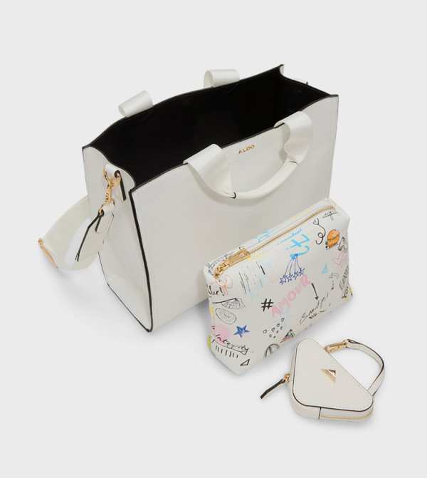 Aldo  Bags - White Satchel Bags