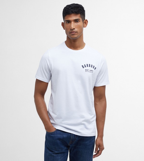 Barbour Barbour - White Casual T-Shirts