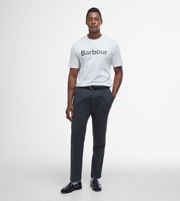 Barbour  Clothing - White Casual T-Shirts