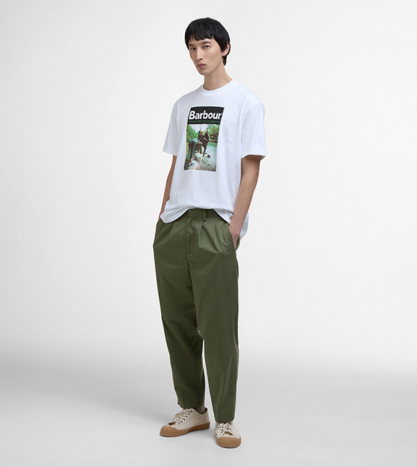 Barbour Barbour - White Casual T-Shirts