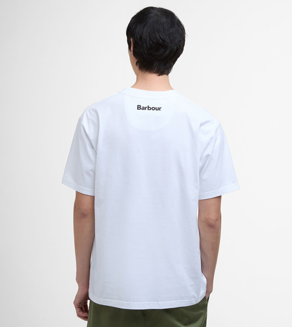 Barbour Barbour - White Casual T-Shirts