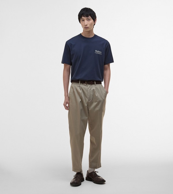 Barbour Barbour - Navy Casual T-Shirts