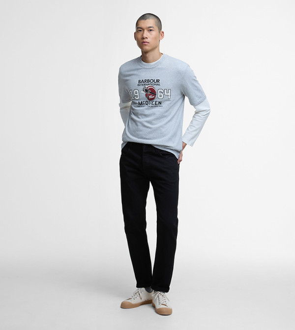 Barbour Barbour - Grey Casual T-Shirts