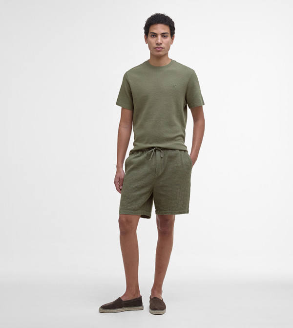 باربور  ملابس - أخضر Round Neck T-Shirts