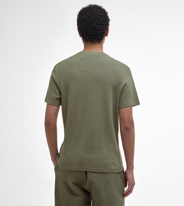 باربور  ملابس - أخضر Round Neck T-Shirts