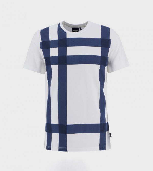 Barbour Barbour - White Round Neck T-Shirts