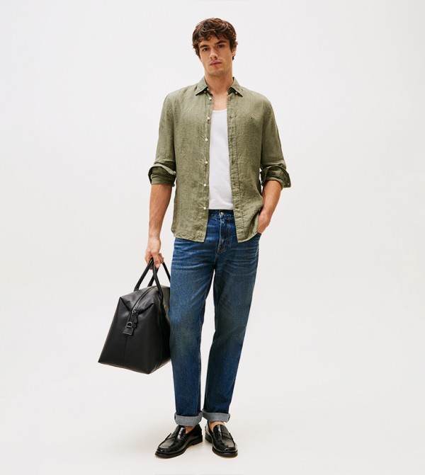 تومي هيلفيغر  Trending-MAY-2025 - أخضر Long Sleeves