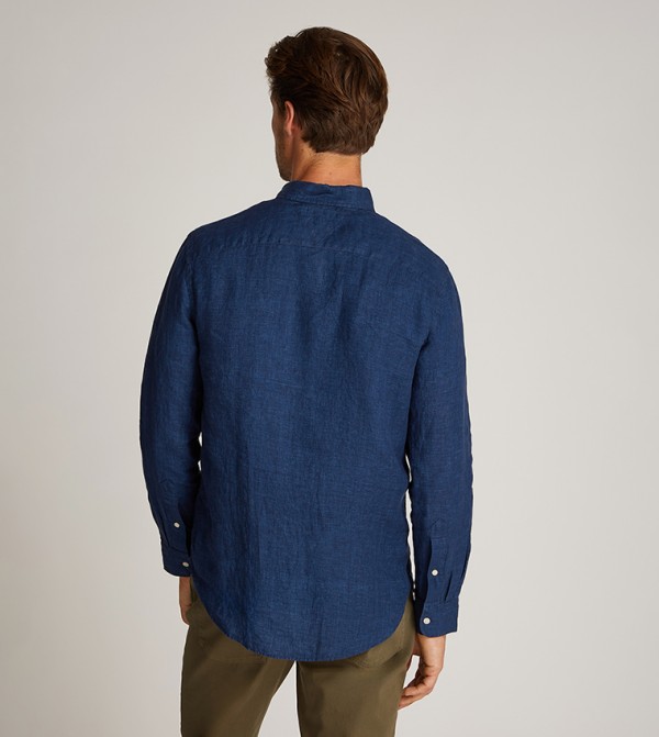 تومي هيلفيغر  قمصان - كحلي Long Sleeves