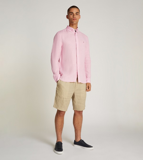 Tommy Hilfiger  Shirts - Pink Casual Shirts