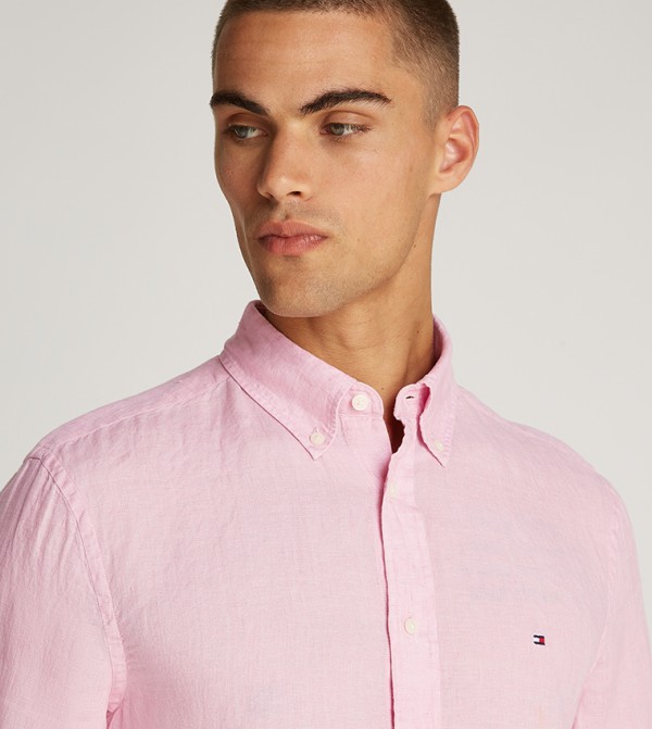 Tommy Hilfiger  Shirts - Pink Casual Shirts