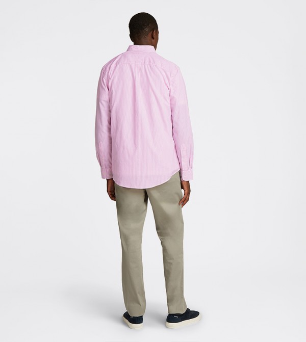 تومي هيلفيغر  قمصان - وردي Long Sleeves