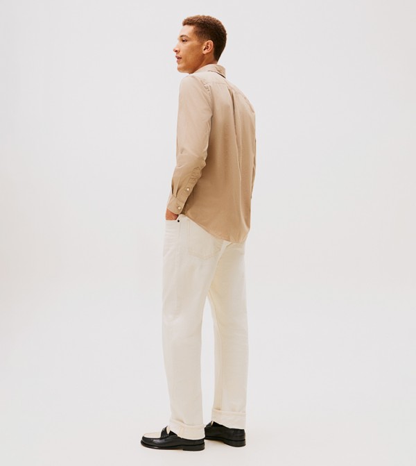 Tommy Hilfiger  Shirts - Beige Long Sleeves