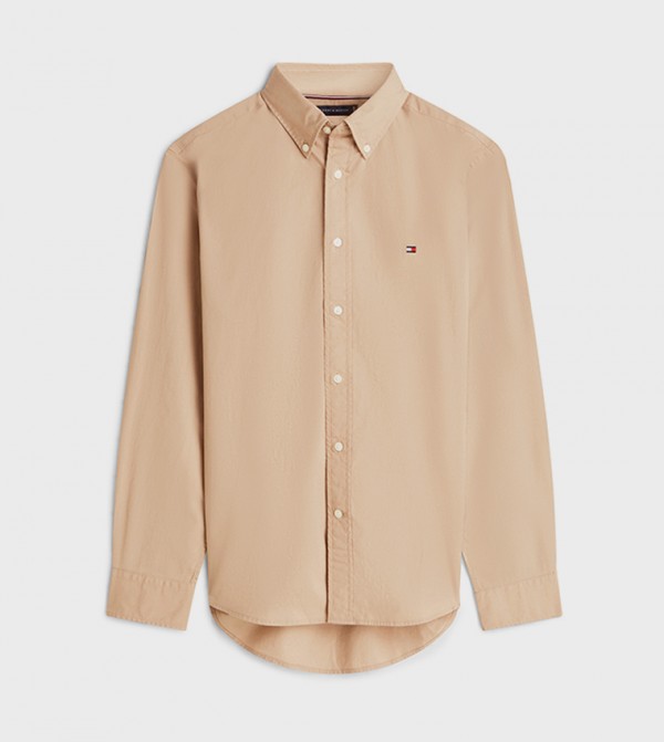 Tommy Hilfiger  Shirts - Beige Long Sleeves