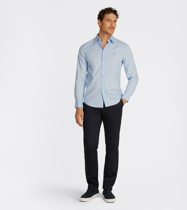 Tommy Hilfiger  Clothing - Blue Long Sleeves