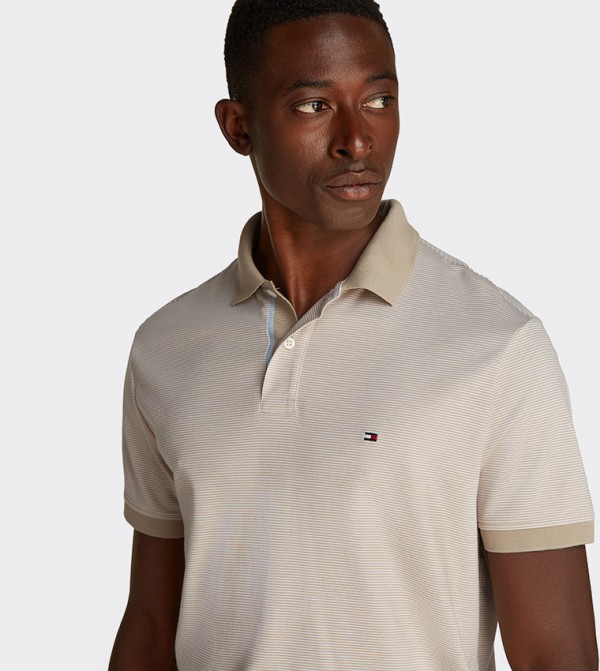 Tommy Hilfiger  - Beige Polo T-shirts
