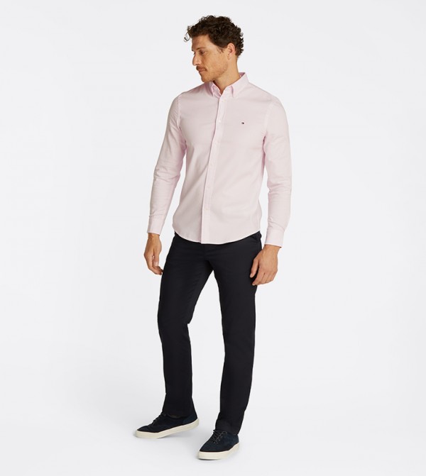تومي هيلفيغر  قمصان - وردي Long Sleeves