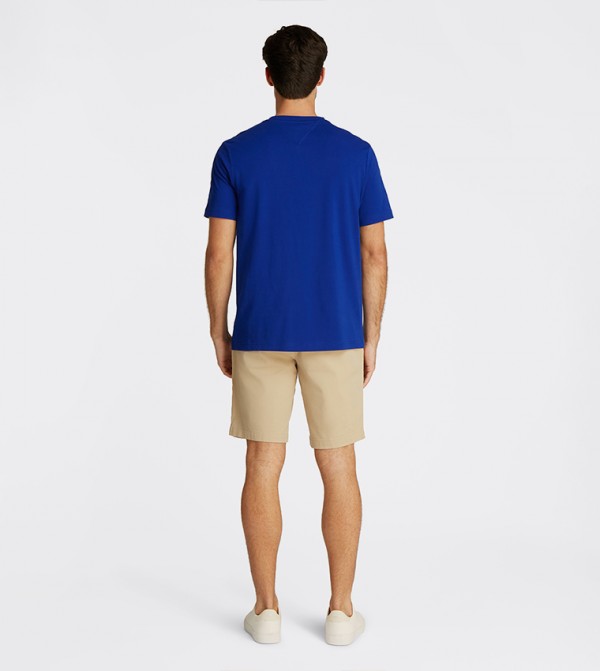 تومي هيلفيغر  ملابس - أزرق Round Neck T-Shirts