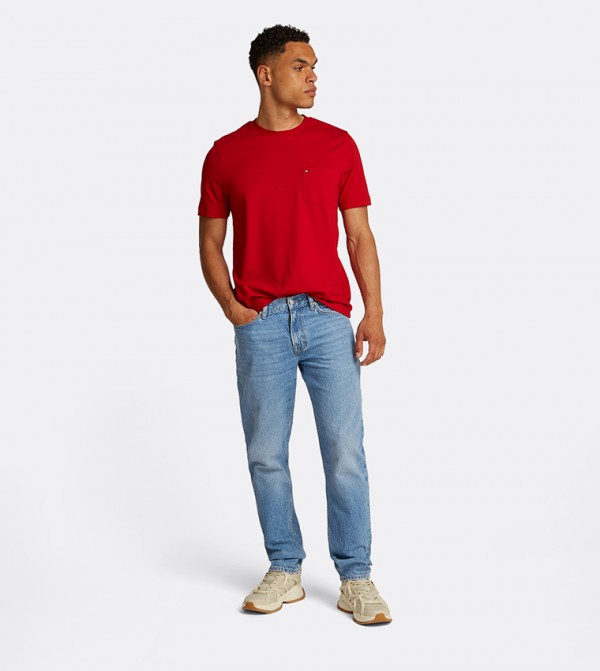 Tommy Hilfiger  Clothing - Blue Tapered Jeans