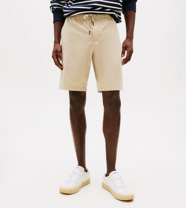 Tommy Hilfiger  Casual Shorts - Beige Casual Shorts