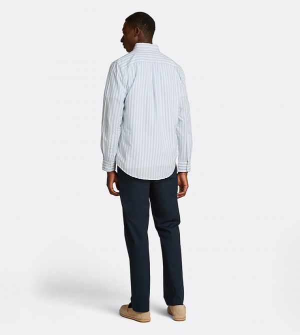 تومي هيلفيغر  - أزرق Long Sleeves