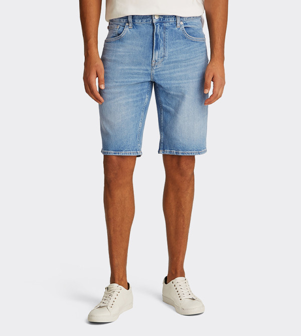 تومي هيلفيغر  - أزرق Denim shorts