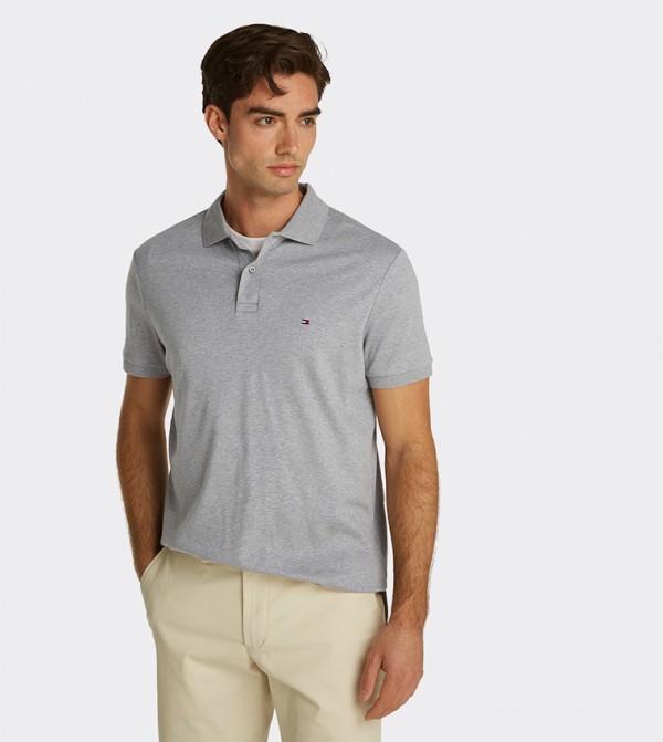 Tommy Hilfiger T-Shirts - Grey Polo T-shirts