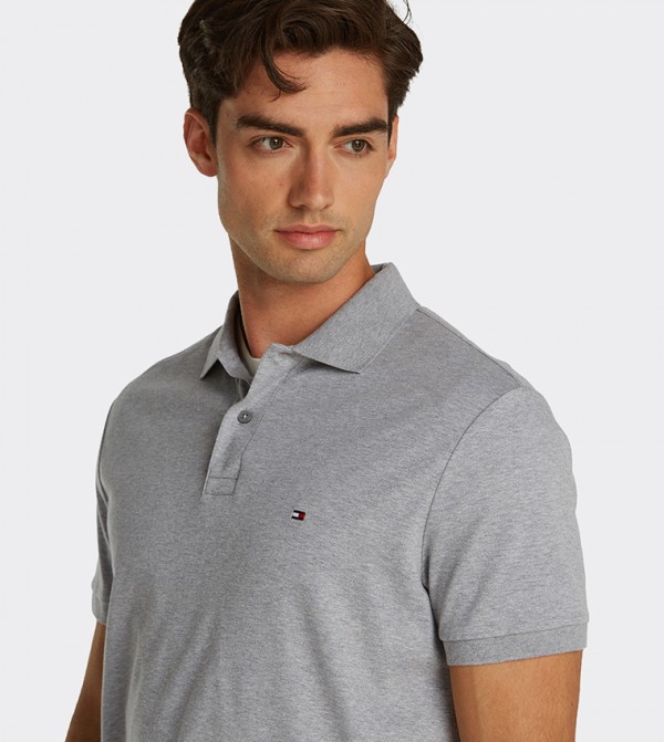 Tommy Hilfiger T-Shirts - Grey Polo T-shirts