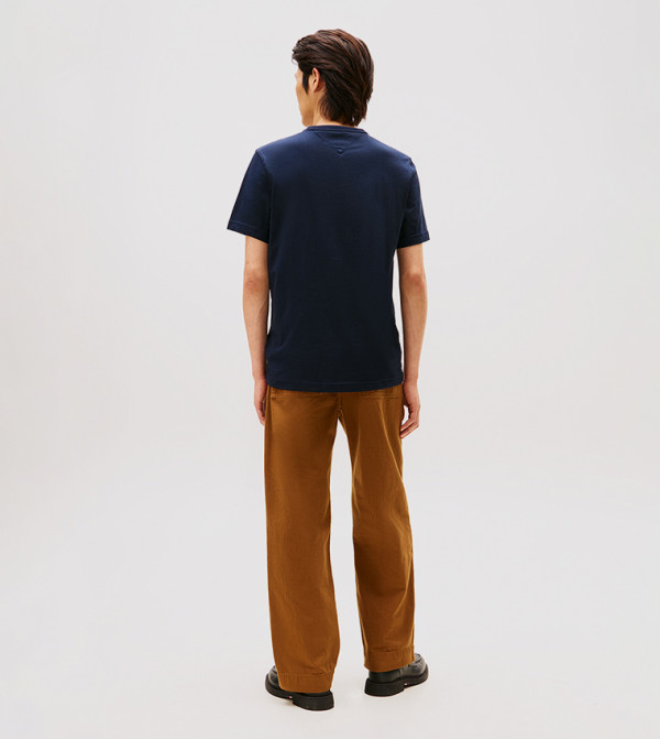 Tommy Hilfiger  Clothing - Navy Round Neck T-Shirts