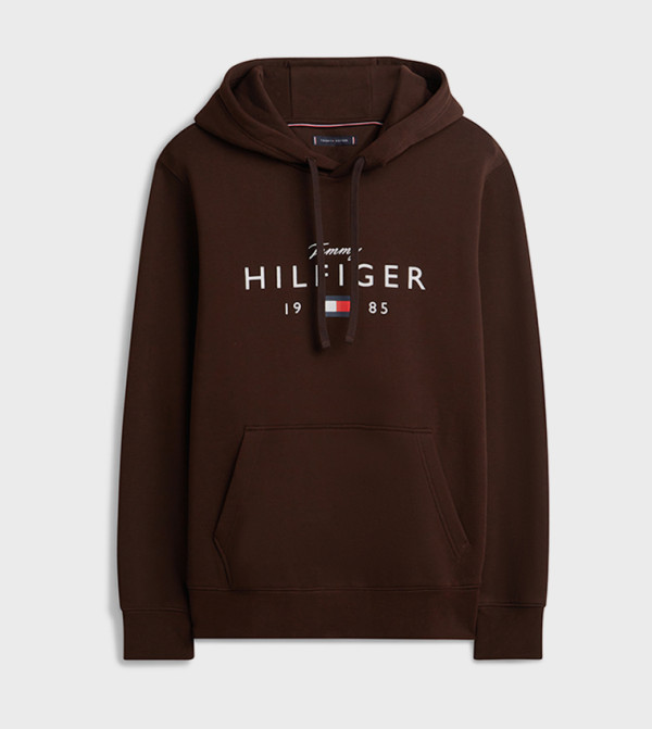 Tommy Hilfiger  Clothing - Brown Hoodies
