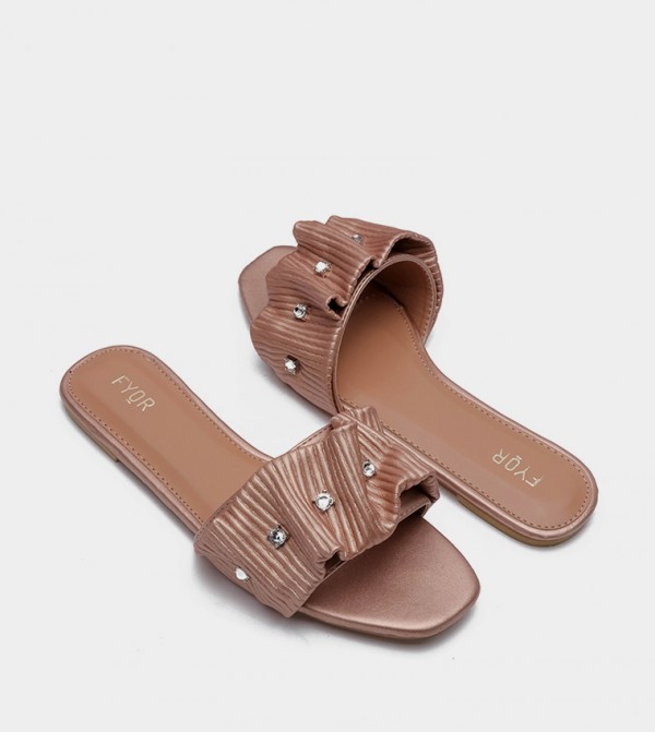 فيور  - خوخي Flat Sandals