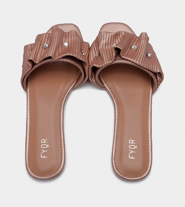 فيور  - خوخي Flat Sandals