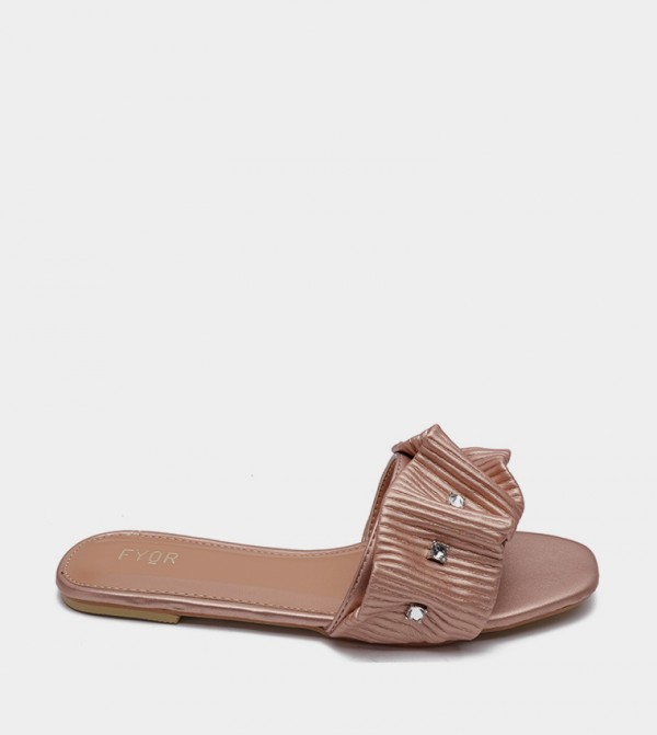 فيور  - خوخي Flat Sandals