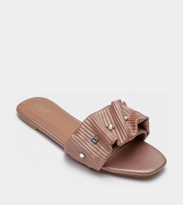 فيور  - خوخي Flat Sandals