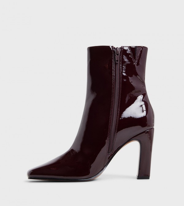 كول ات سبرنج  أحذية الكاحل - بورغندي Ankle length Boots