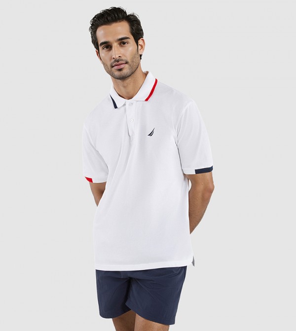 Nautica Nautica - White Polo T-shirts