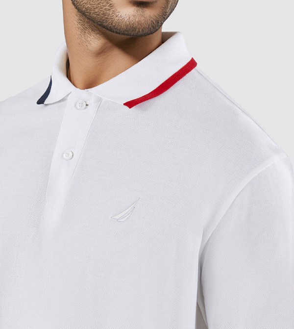 Nautica Nautica - White Polo T-shirts