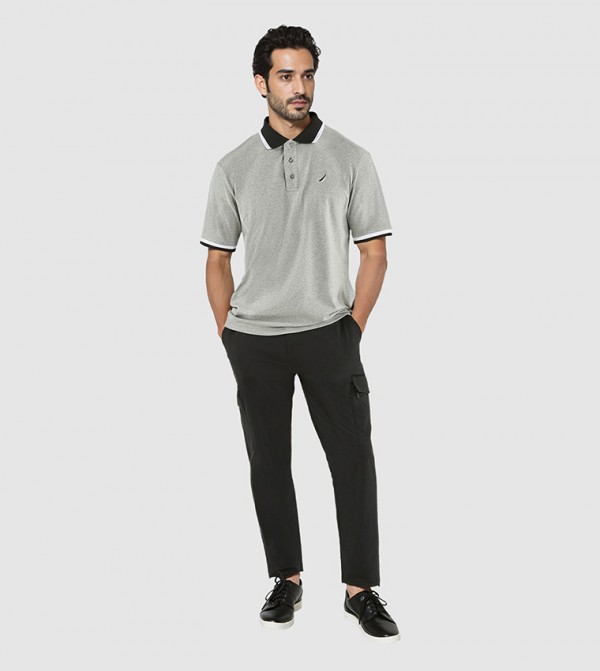 Nautica Nautica - Grey Polo T-shirts