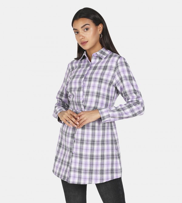 HIS & HERS HIS & HERS - Purple Casual Dresses