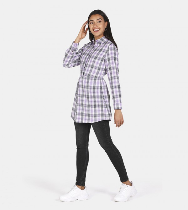 HIS & HERS HIS & HERS - Purple Casual Dresses