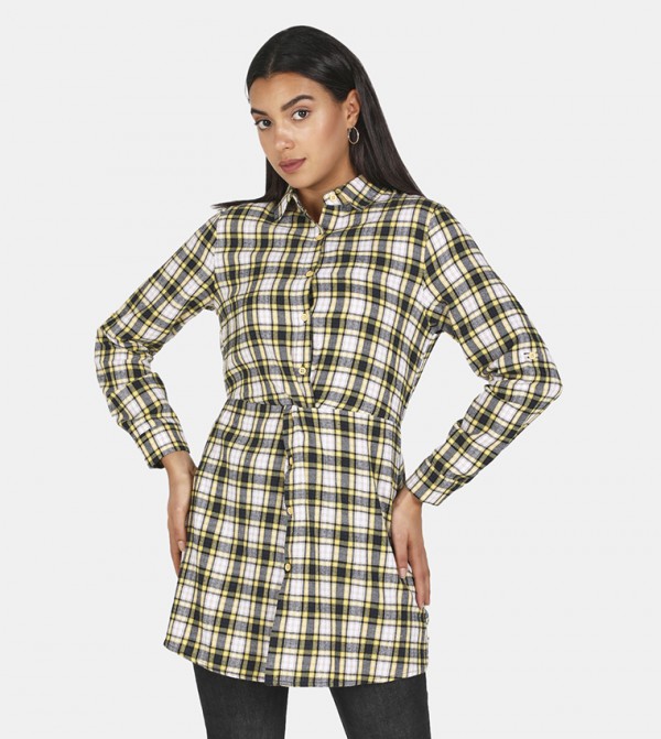 HIS & HERS HIS & HERS - Yellow Casual Dresses