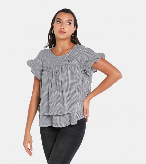 HIS & HERS DRIP - Black Tops & Blouses